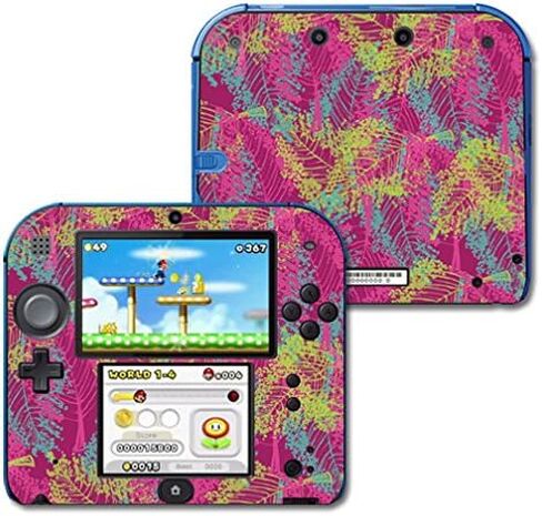 MightySkins Skin Compatible with Nintendo 2DS - Magenta Summer | Protective, Durable, and Unique Vinyl Decal wrap Cover | Easy to Apply, Remove, and Change Styles | Made in The USA in Kuwait