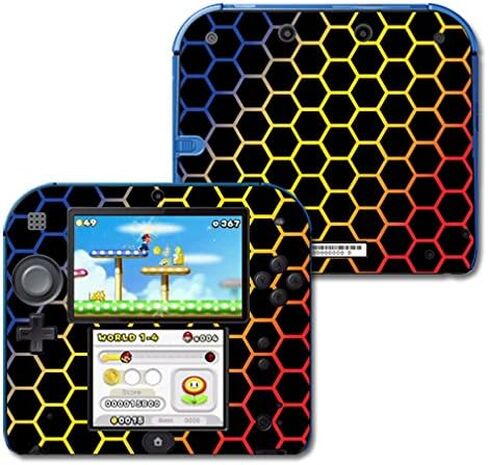 MightySkins Skin Compatible with Nintendo 2DS - Primary Honeycomb | Protective, Durable, and Unique Vinyl Decal wrap Cover | Easy to Apply, Remove, and Change Styles | Made in The USA in Kuwait