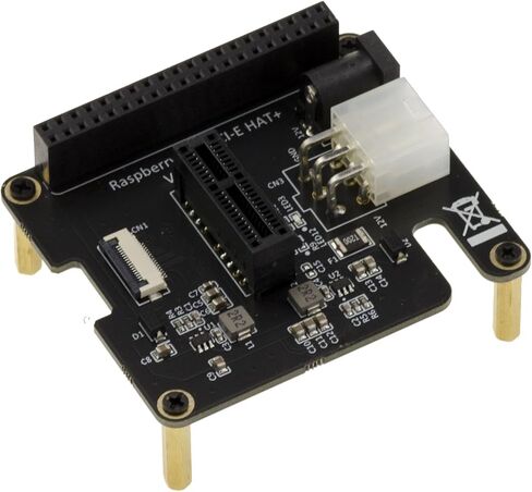 KALEA-INFORMATIQUE Raspberry PI Expansion Plate for Adding a PCIe x1 Port Base PCIe Connector for PI5 Hat+ in Kuwait