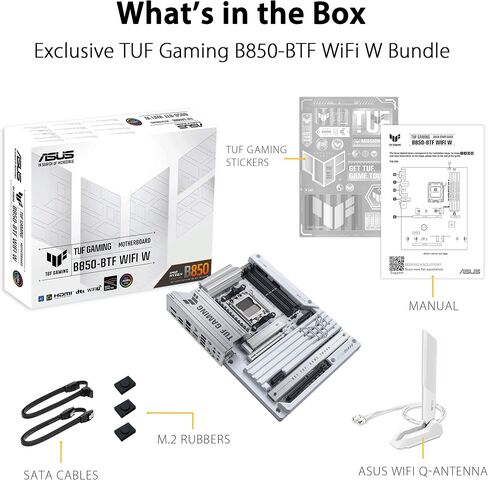 ASUS TUF Gaming B850-BTF WiFi W Motherboard Socket AMD AM5 in Kuwait