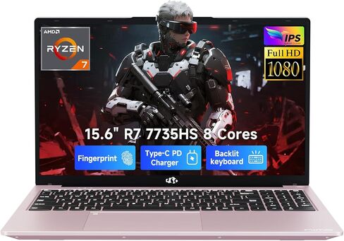NIMO 15.6" FHD AI Laptop, AMD R7 7735HS 8 Cores, 16GB DDR5 512GB SSD in Kuwait