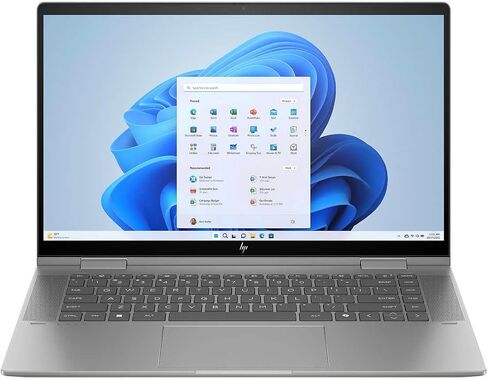 HP Envy x360 2-in-1 Laptop 15.6" FHD IPS Touchscreen Intel Evo 12-Core Ultra 7 155U 32GB LPDDR5 1TB SSD Intel Iris Xe Graphics Thunderbolt 4 Wi-Fi 6E Backlit Keyboard 5MP IR Camera Win10 Home in Kuwait