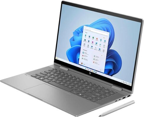 HP Envy x360 2-in-1 Laptop 15.6" FHD IPS Touchscreen Intel Evo 12-Core Ultra 7 155U 32GB LPDDR5 1TB SSD Intel Iris Xe Graphics Thunderbolt 4 Wi-Fi 6E Backlit Keyboard 5MP IR Camera Win10 Home in Kuwait