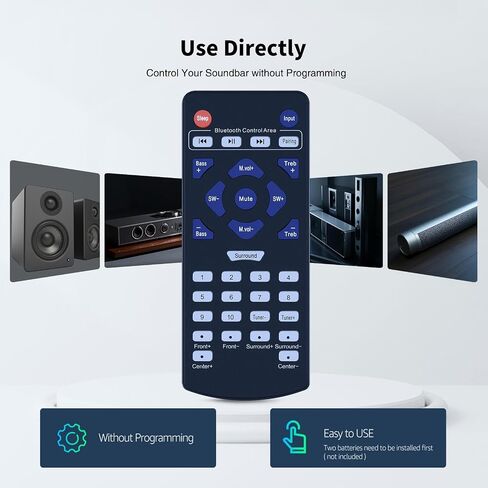 PFA540BT Replacement Infrared Remote Control for Pyle Home Theater Power Stereo Receivers - Compatible with Pyle Audio Systems in Kuwait