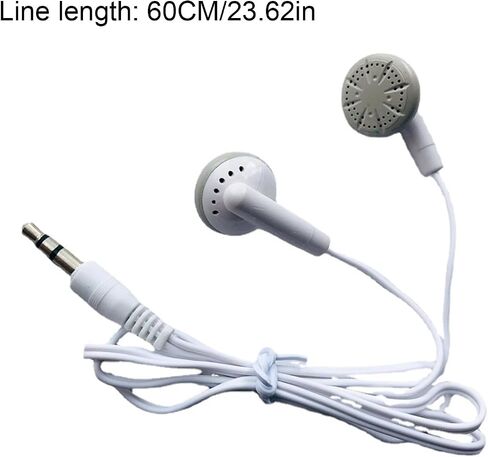 Universally 3.5mm Corded Earbud for Smartphones Tablets Laptops Tangles Resistant Design for Various Mobile Devices in Kuwait