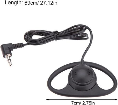 Uonlytech Plastic Mono Headset for Laptop 3.5mm Jack Internet Calls in Kuwait