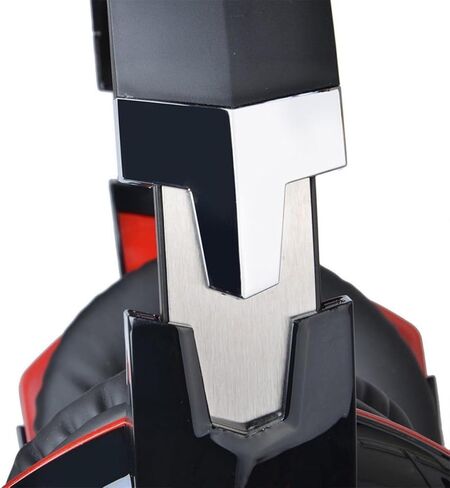 Sosoport Game Headset for PC with 50mm Driver, USB 3.5mm Red in Kuwait