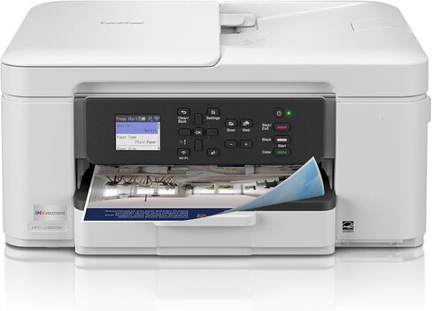 Brother INKvestment 1365 Wireless Color Inkjet All-in-One Printer with Automatic Duplex Printing and 1.8" Color Display | Includes Refresh Subscription Trial(1) (MFC-J1365DW) in Kuwait
