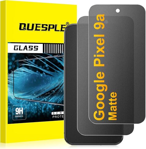 2 Pack for Google pixel 9 Pro XL Anti-Glare Matte Privacy Screen Protector 6.8 inch, 9H Tempered Glass Film, Smooth and Responsive Touch, [Support Fingerprint Unlock] in Kuwait