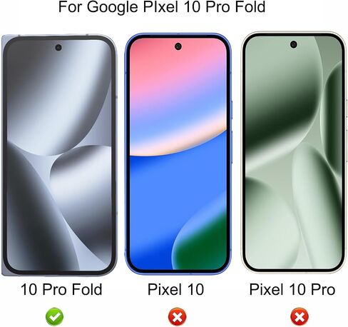 3 Pack Privacy Matte Screen Protector For Google Pixel 10 Pro Fold, Front Outer Anti-Glare Anti-Spy Screen Protector Soft Film in Kuwait