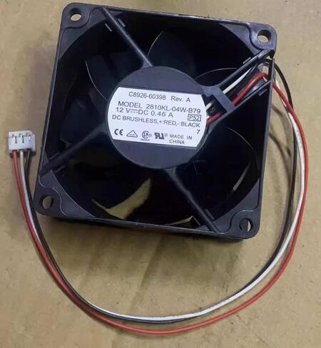 2810KL-04W-B79 70X70X25MM 12V 0.46A 3-Wire Cooling Fan in Kuwait