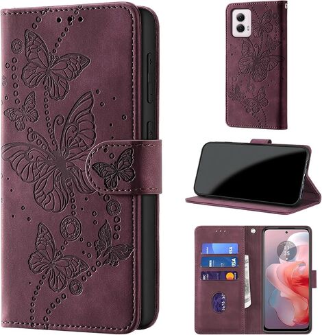 Case Wallet for Motorola Moto G Power 5G 2024, Red in Kuwait
