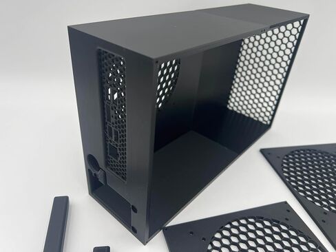 BC250 OverClock Flex ATX Computer Case (Black, No Fans) in Kuwait