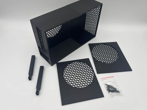 BC250 OverClock Flex ATX Computer Case (Black, No Fans) in Kuwait