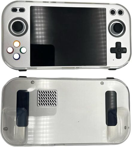 Transparent TPU Anti Drop Protective Cover for Anbernic RG477M Game Console, Heat Dissipation Protective Shell for Anbernic RG477M Game Console，Transparent in Kuwait
