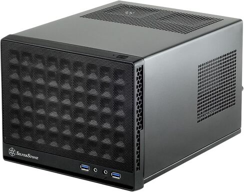 Casafoyer Technology Ultra Compact Mini-ITX Computer Case with Mesh Front Panel Black (SST-SG13B-USA) - Pack of 2 in Kuwait
