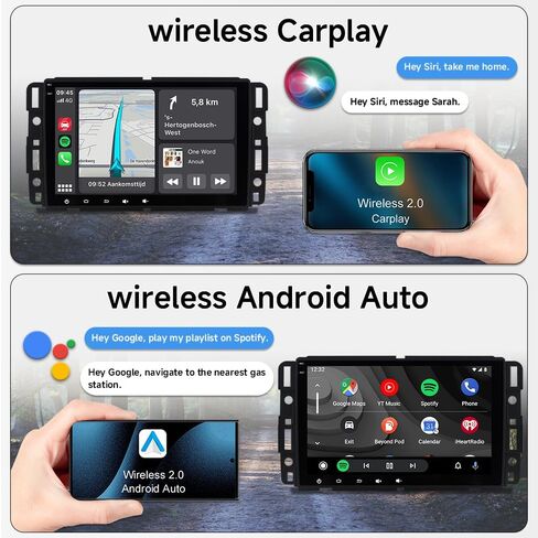 8Core Android 15 Car Stereo Radio for 2007-2013 Chevy Silverado GMC Sierra in Kuwait