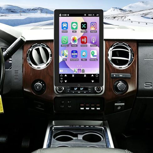 Upgrade Car Stereo for Ford F-250 F-350 Super Duty 2006-2014 2+64G Rotated in Kuwait