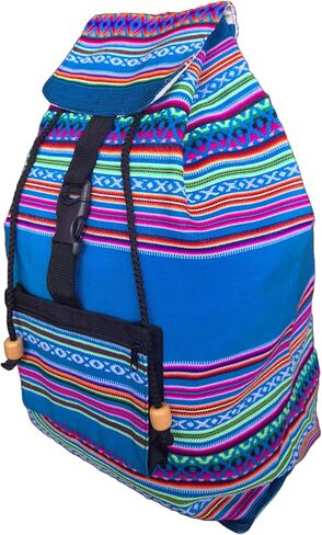 Unique Native Peruvian Bag - Ethnic Shoulder Backpack 18''x9.5''x6'' in Kuwait
