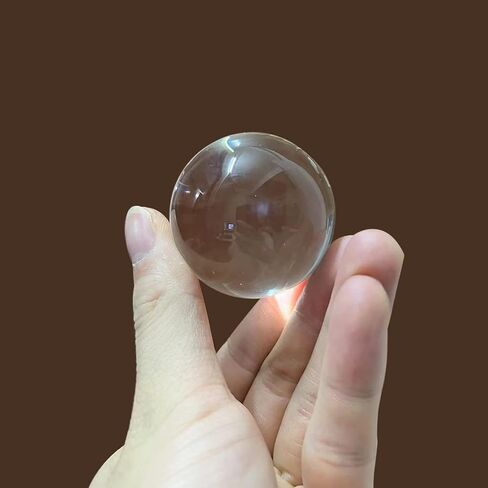 Optical Glass Reflective Spheres, K9 Crystal Sphere, Decor Photography Ball, Clear Contact Juggling Ball, No Stand (50mm) in Kuwait