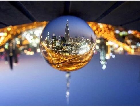 Optical Glass Reflective Spheres, K9 Crystal Sphere, Decor Photography Ball, Clear Contact Juggling Ball, No Stand (50mm) in Kuwait