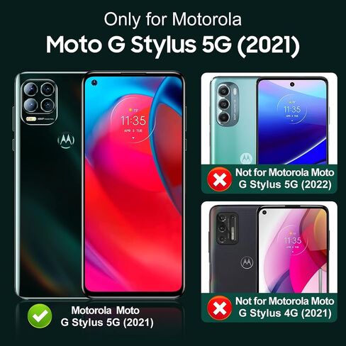 UniqueMe [ 2+2 Pack Screen Protector Compatible with Motorola moto G stylus 5G 2021 Tempered Glass Screen Protector + Camera Lens Protector [Not for Moto G Stylus 4G 2021]【Only for 2021 model】 in Kuwait