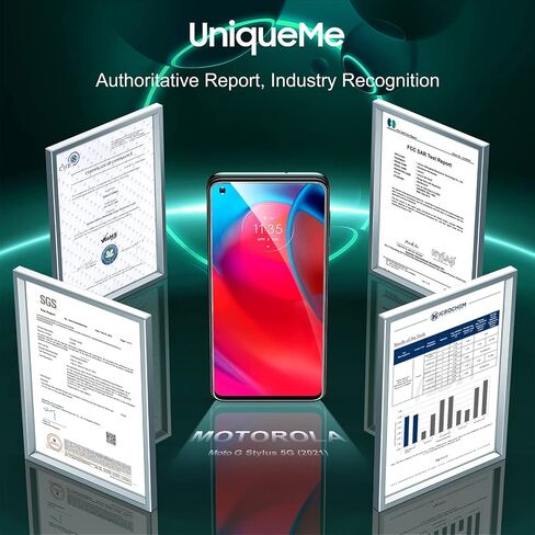 UniqueMe [ 2+2 Pack Screen Protector Compatible with Motorola moto G stylus 5G 2021 Tempered Glass Screen Protector + Camera Lens Protector [Not for Moto G Stylus 4G 2021]【Only for 2021 model】 in Kuwait