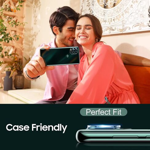 UniqueMe [ 2+2 Pack Screen Protector Compatible with Motorola moto G stylus 5G 2021 Tempered Glass Screen Protector + Camera Lens Protector [Not for Moto G Stylus 4G 2021]【Only for 2021 model】 in Kuwait