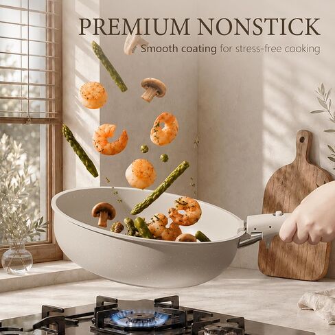 CAROTE 27pcs Pots and Pans Set Non Stick, Detachable Handle Cookware Sets in Kuwait