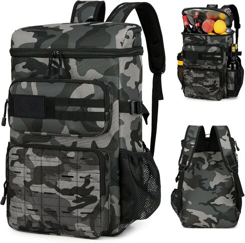 30L Tactical Backpack Cooler Insulated Leak-Proof with Bottle Opener for Daytrip Camping Beach Picnic in Kuwait