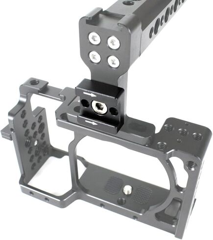 Cold Shoe Mount Bracket Adapter with 1/4 Inch Hole, Aluminum Alloy in Kuwait