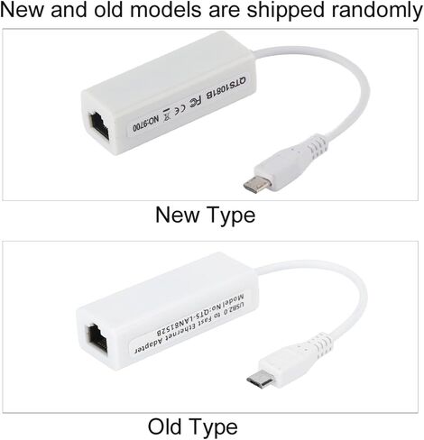 Micro USB to RJ45 Ethernet Adapter Compact 10Mbps Network Solution for in Kuwait