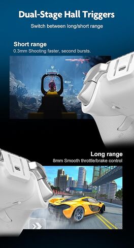 Multi-Function Wireless Pro Controller with Interactive Screen,for Switch/PS4/PC/Android/iOS/SteamDeck, 4 Programmable Buttons, Turbo, 6-axis Gyro, Dual Vibration, RGB Lighting, Hall Effect Joystick Trigger, 1200mAh battery in Kuwait