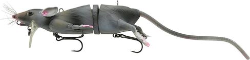 Savage Gear R-300-GY 3D Rat Bait Grey, 11 3/4" in Kuwait
