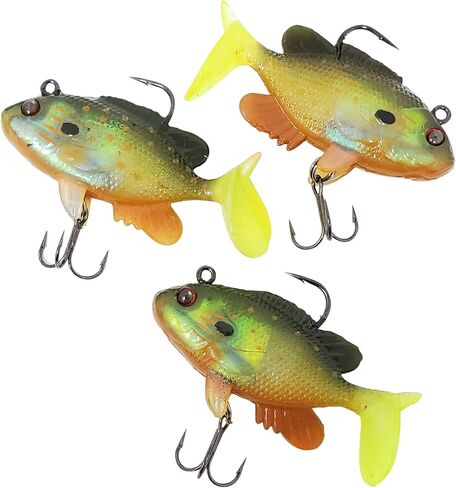 Storm Fishing Lures Wildeye Live 2" Sunfish 1/4oz 3 Pack in Kuwait