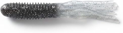 Moose Baits 4" Tubes - Soft Plastic Baits with Ribbed Body for Bass Fishing in Kuwait