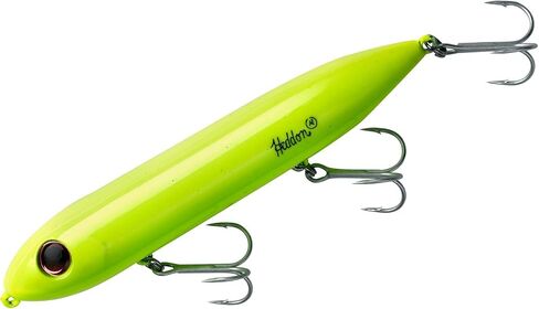 Heddon Super Spook Topwater Fishing Lure for Saltwater and Freshwater, Chartreuse, Super Spook (7/8 oz) in Kuwait