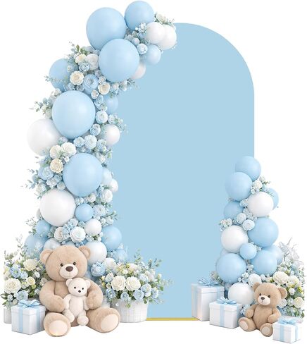 6FT Wedding Arch Backdrop Cover for Party Birthday Deco,White in Kuwait