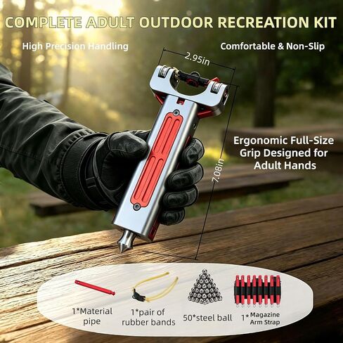 Tactical Slingshots for Adults, Auto Loading Slingshot with Magazine（A） in Kuwait