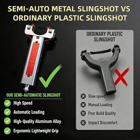 Tactical Slingshots for Adults, Auto Loading Slingshot with Magazine（A） in Kuwait