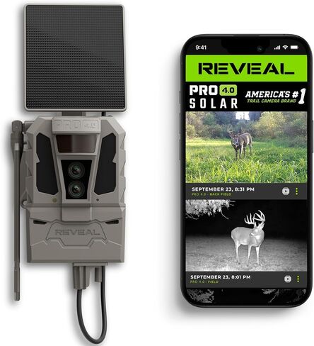 TACTACAM Reveal Pro 4.0 Solar Cellular Trail Camera with Night Vision in Kuwait