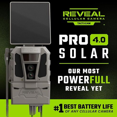 TACTACAM Reveal Pro 4.0 Solar Cellular Trail Camera with Night Vision in Kuwait