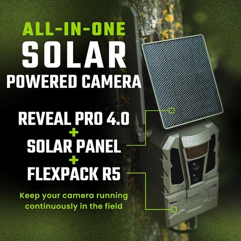TACTACAM Reveal Pro 4.0 Solar Cellular Trail Camera with Night Vision in Kuwait