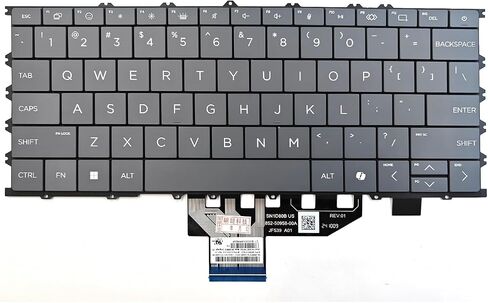 Gray Keyboard for HP OmniBook X Flip 14-FK 14-FM 16-AR 16-AS 16-BE in Kuwait