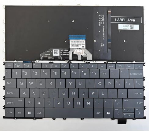 Gray Keyboard for HP OmniBook X Flip 14-FK 14-FM 16-AR 16-AS 16-BE in Kuwait