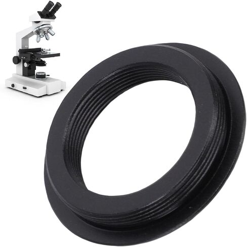 XUMIUZIY Microscope Objective Lens Adapter RMS Thread Adapter Aluminum Alloy Microscope Lens with Smooth Rotation for Microscopes Cameras (25mm) in Kuwait