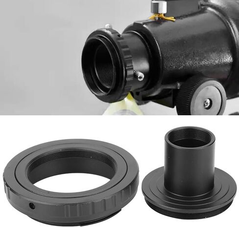 High Strength Metal T Mount Adapter for 23.2mm Microscope Eyepiece to SLR Camera, Aluminum Alloy Universal Connector Scientific Imaging and Astrophotography Equipment in Kuwait