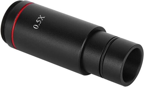 Durable Glass 0.5X C Mount Microscope Adapter Lens, Wellmade for Clear Images, Ideal for Electronic Eyepieces and CCD Cameras in Kuwait