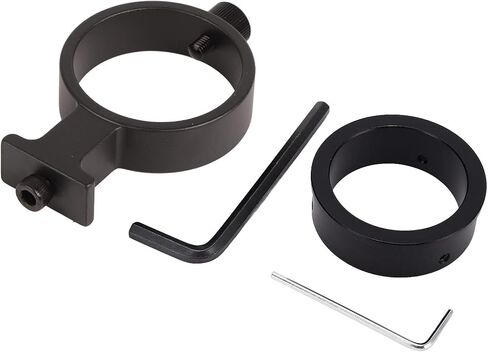 Aluminum Alloy Microscope Lens Adapter for USB Video Cameras, Lightweight Focusing Holder with 42mm/50mm Thread, Portable Mount Bracket Digital Microscopy, STEM Education and Use in Kuwait