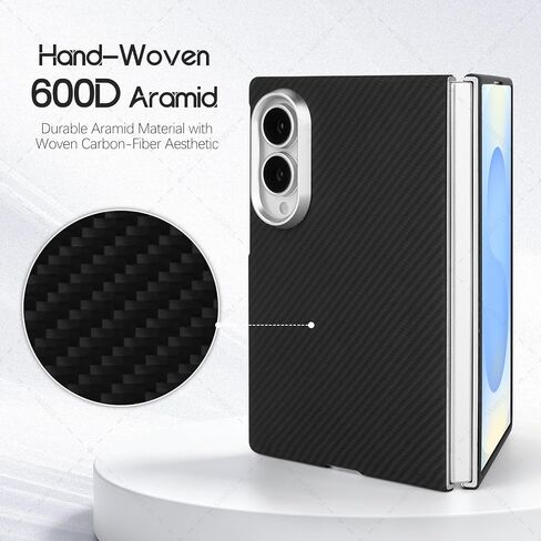 Ultra-Thin Magnetic Hand-Woven Aramid Case for Samsung Galaxy Z Fold 8 in Kuwait